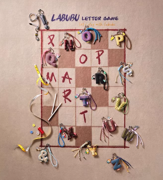 THE MONSTERS V4 Pin for Love Series Letter pendant blind box.