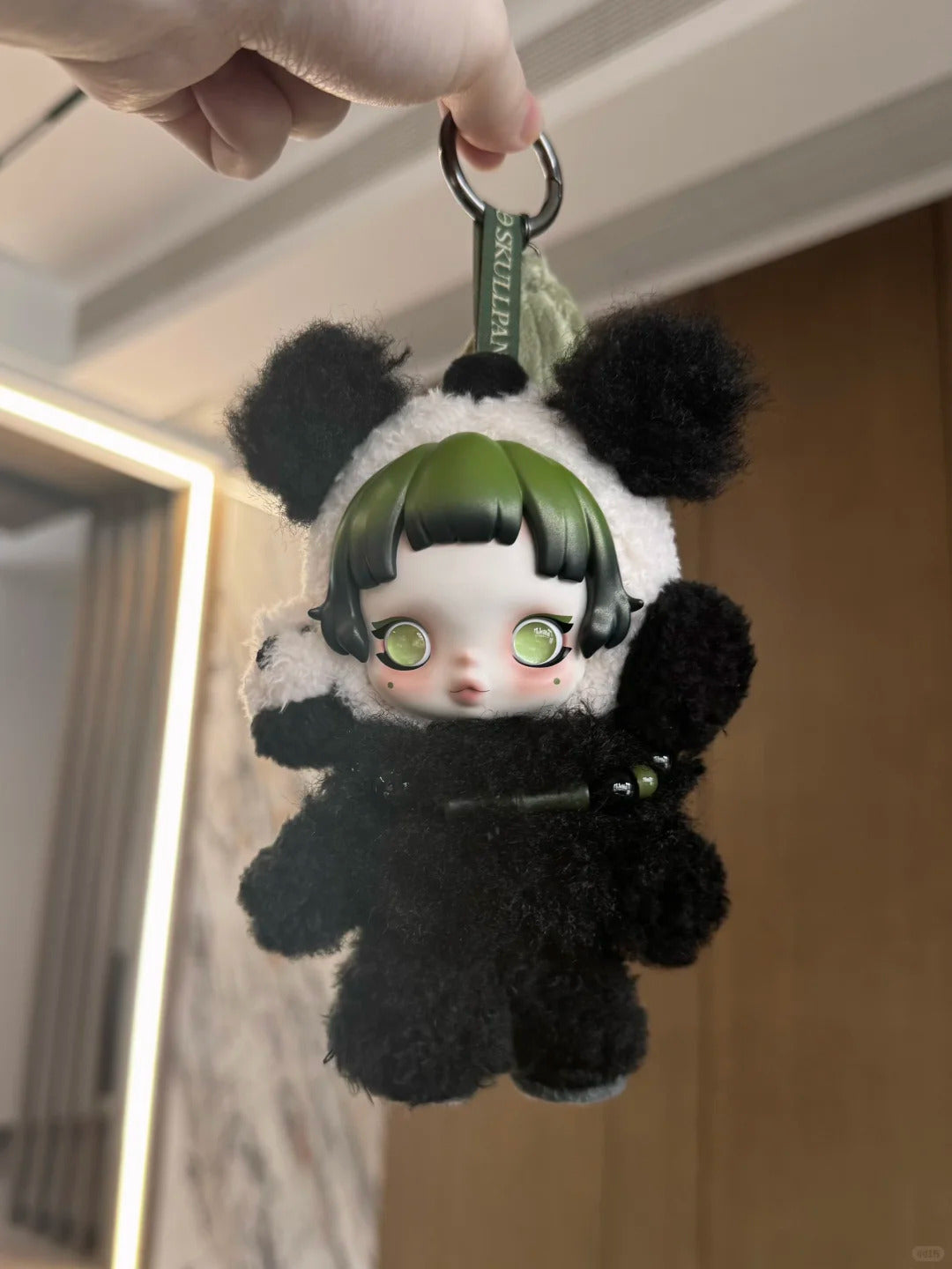 Skull Panda-Lazy panda vinyl plush doll