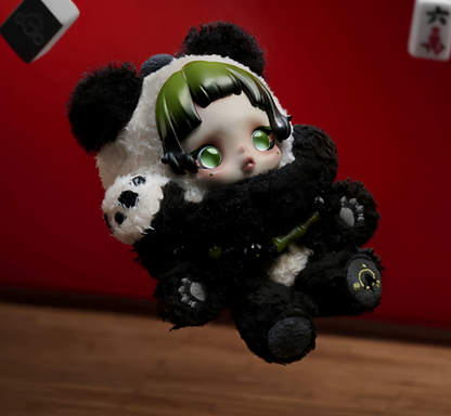 SKULLPANDA Lazy Panda Plush Doll Pendant (pre order)