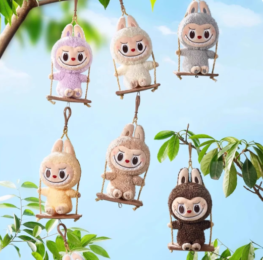 THE MONSTERS Playing on the Swing Plush Pendant-Blind Box
