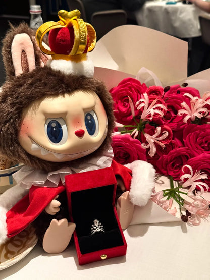 Let's checkmate king big vinyl plush doll